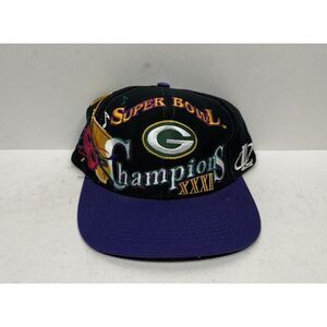Super Bowl XXXI Green Bay Packers Logo Athletic Snapback‎ Hat